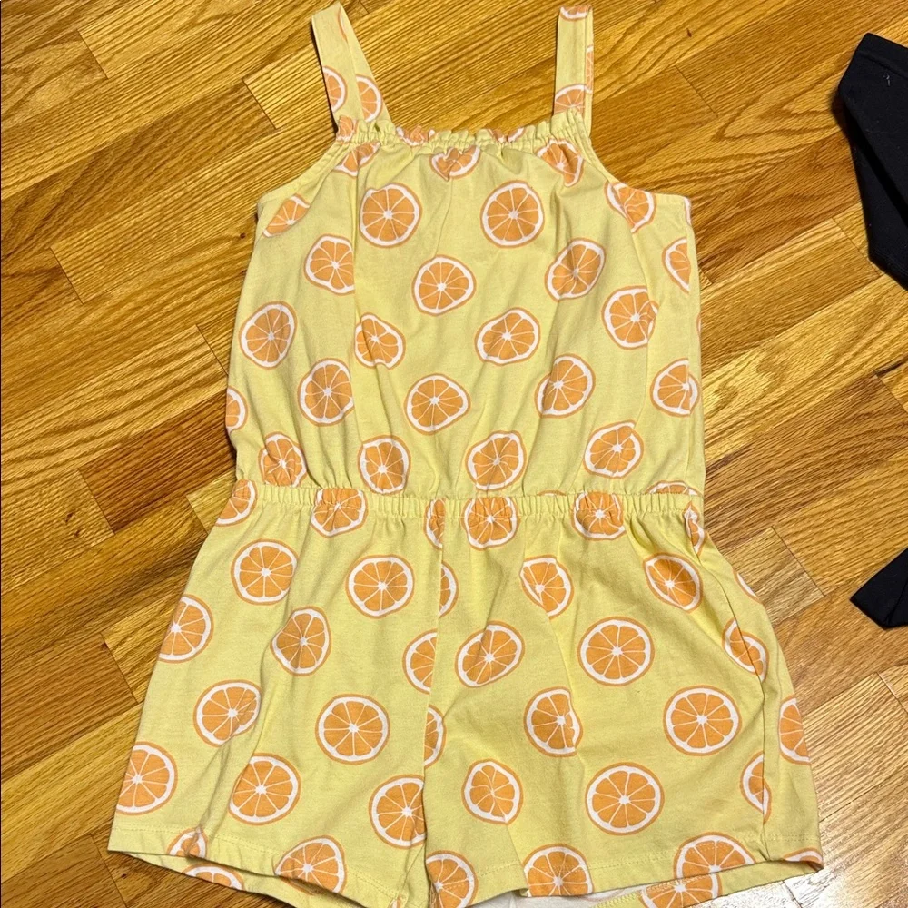The Children's Place Lemon Print Romper